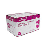 더블세이프 일회용 멸균주사침 18G 38mm 100개입 주사바늘 : 세븐메디