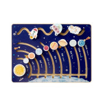 유치원 과학우주 행성 매칭놀이 원목퍼즐 태양계 탐구 교육센터 어린이 : ON-COK