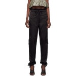 가니 Black Satin Pocket Trousers F8557 Black 242144F087005 : 페칭