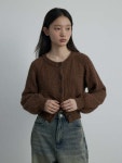 YSMALL 여성 가디건 니트가디건 봄 심플 단정한 블랙 간절기 니트 : 영성상사샵