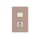 신축건물 아파트 주택 인터넷 1구+CATV 1방 핑크 리모델링 통신 유닛 : 온디와이