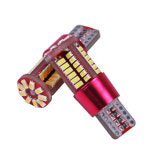 자동차 표시등 주차 램프 모터 웨지 전구 오류 없음 T10 168 192 W5W 57 SMD 3014 LED 캔버스 화이트 레드 블루 그린 옐로우 2 개... 