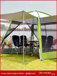 스크린쉘터 타프쉘 그늘막 메쉬쉘터 타프스크린 리빙쉘 야외 대형 차박 모기장 텐트 셸터 돔 : 엠피에이전시