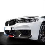 BMW 5 시리즈 G30 G38 F90 M5프론트 범퍼 코너 랩 드라이 카본 랩핑 머드가드 바디 키트 트림 Dry Carbon Fibre : 사라MALL