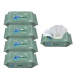 천연펄프 물티슈 70매 5개 자연분해 저자극 물휴지 : 셀워스