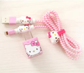 산리오 헬로 키티 50주년 시나모롤 포차코 쿠로미 연필 필통 문구 세트 굿즈 케이블 바이트 프로텍터 애니메이션 리틀 트윈 스타 데이터 라인... 