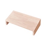 책상발판 원목 발편한 가구샘 고무나무 책상 일자 발판 480 H5368 : VLDL