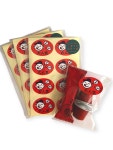 (1+1 증정) 복고풍 대인기 보이 기프트 서비스 스티커(8pcs) : 미미멜로디