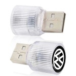 미니 USB LED 조명 분위기 장식 램프 폭스바겐 골프 폴로 티구안 VW 투란 캐디 파사트 CC 파란 : 성이마켓