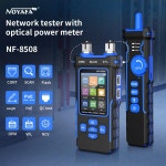 NOYAFA NF-8508 케이블 트래커, LCD 디스플레이 네트워크 도구, 길이 측정 와이어맵 테스터, PoE 검사기, 광 파워 미터 : 레인보우허브