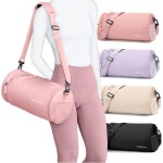 Small Gym Bag for WomenWaterproof Workout Mini Duffle Womens Spotrs Bags Travel Duffel with  A1-Pink : 베르45
