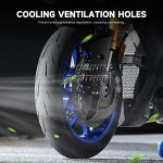 오토바이 프론트 브레이크 쿨러 에어 덕트 냉각 장착 키트 야마하 YZFR1 YZF-R1 YZF R1 20-24 2023 2022 2021 Carbon Fiber : 성이마켓