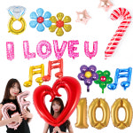 (이니셜숫자알파벳은박호일풍선모음)파티용품 이벤트 : 파티쇼