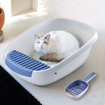 레토 고양이 화장실 특대형 61cm 박스형 사막화방지 발판 고양이용품 : 레토지엠에스