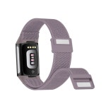 마그네틱 루프  조정 가능한 나일론 교체 손목 밴드  Charge 5 스마트 워치 스트랩  6 밴드 black+for Fitbit Charge 6 : 비엠비케이