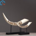 코끼리 상아 조각 장식품 공예 인테리어 선물 피규어 Hol315 : 블리치아노