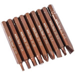 드라이버 S2 합금강 스크루드라이버 비트 키트 전기 스크루드라이버용 마그네틱 임팩트 세트 8mm 육각 생크 3 개 4 : The블유브랜드팜