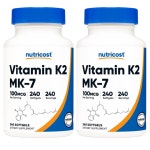 Nutricost, 비타민K2, 100mcg, 240정 2 SET : 헬스글로벌