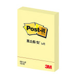 3M 포스트잇 점착메모지 일반 노트 656 51x76 노랑 메모 : 오피스존