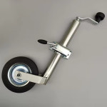 텅잭 헤비 듀티 트레일러 잭 가이드 휠 지지대 48mm 자키 스탠드 다리 캐러밴 부품 RV 액세서리 : 파니파니하우스