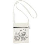 아이스크림몰 컬러링패브릭아트 부엉이 미니크로스백 에코백만들기 미니텀블러가방 : 민화샵