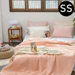 포유 차렵이불 해피니 이불 순면 60수 피그먼트 워싱 스프레드 슈퍼싱글 SS (핑크) : FORYOU협력사