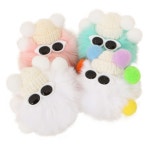 여학생 백팩용 토실토실 털뭉치 인형 키링 백참 열쇠고리 여성 아이템 : MarketJnJ