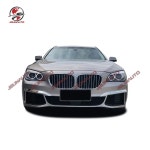 BMW-7시리즈730 740 750 F01 F02 M760 스타일 바디 키트로 업그레이드 7시리즈 2009-2014앞 범퍼 리어 디퓨저 육군 녹색 : 다이아MALL