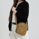 4단 지퍼 수납 탄탄 나일론 원단 미니백 크로스백 핸드폰가방 여행 보조 2270 : 애드에딧