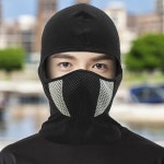 이중 메쉬 스포츠복면 자전거 등산 바라클라바 그레이 : 어텀 스토어