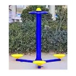 공원 운동기구 허리운동 다리운동 공원 약수터 광장 3인 허리운동 기구 : 리케라이프