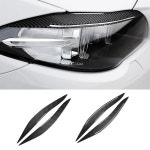3D 카본 헤드라이트 눈썹 스티커 2개 Bmw F10 5시리즈 10-16자동 장식 F1010-13 : 다이아MALL