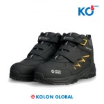 코오롱글로벌 6인치 안전화 KS-613V 경량 벨크로 찍찍이 작업화 와이드 토캡 : GIO SAFETY
