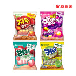 오리온 알맹이 젤리 선택 216g, 자두 포도 키위 리찌 젤리 : 까까하우스