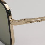 휴고 보스 선글라스 BOSS1325S J5GUE 투브릿지 메탈테 골드 미러 : LOOKPLUS