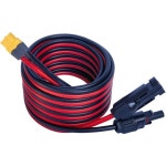 12AWG 10FT XT60 태양광 확장 케이블 패널 RV 휴대용 발전소 및 발전기 연결 MC4와 어댑터를 연결하는 6M 커넥터 : 쇼핑월드2