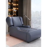 가벼운 럭셔리 퍼스트 클래스 싱글 전기 소파 사무실 레저 마사지 기능 조절 가능한 침대 의자 스페이스 캡슐 리클라이너 M : 나성 샵