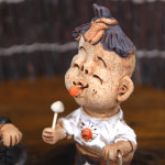 품바타령 전통 토우 인형 화단 꾸미기 정원 용품 토기 외국인 선물 : 도자기그릇휴