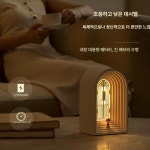 북유럽 블루투스 스피커 및 무드등 디자인 장식 조명 침대 옆 따뜻한 음악 효과 눈 보호 노르딕 크리에이티브 라이트 화이트 : 엑티브박