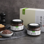 자연산 송이버섯 명품 혼합 된장 쌈장 찌개 무침용 된장 (유리병) 400g 2입 : 모두의 식탁