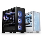 컴퓨터케이스 PC본체 (M-ATX) 미들타워 A21 (Black) : 핏박스코리아