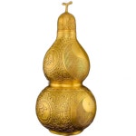 조롱박 장식품 구리 행운 황동 돈들어오는 개업 선물 26cm 팔괘 : 동남샵