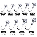 NP 지그헤드 벌크 배스 쏘가리 꺽지 광어 농어 볼락 송어 루어바늘 1/32 : 루어스피싱