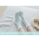 프라임픽 부드러운 극세사 털 수면양말 기모 겨울 양말 : -프라임픽
