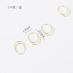 GEEKI 사무용 서류 제본 바인더 더블 클립 집게 스프링 홀더 20 개/몫 20x25mm kawaii 지방 종이 골드 가능한 큰 넓은 프로모션 H0495... 