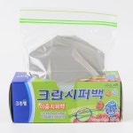 소망상점 크린랩 크린 이중지퍼백 15x10cm 식품봉투 음식보관 식품보관 : 생활용품추천 소망상점