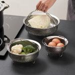 스텐304 삼발이찜기 찜채반 미니찜기 이유식 야채찜 찜망 받침대 소 에어프라이어 사용 : 올리브마켓몰