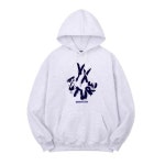 크아 레터링 오버핏 후드 티셔츠 H0198 : 그루브스텝