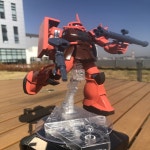 완성품 턴테이블 베이스포함 HG 샤아전용 자쿠 Zaku2 : 더비츠로