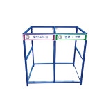 기업 빌딩 옥상 흡연실 분리수거함 80L 2구 구내식당 교회 지자체 어린이집 공장 : 새롬세이프티